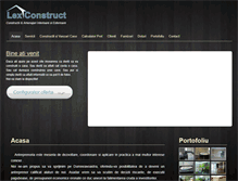 Tablet Screenshot of lexconstruct.ro